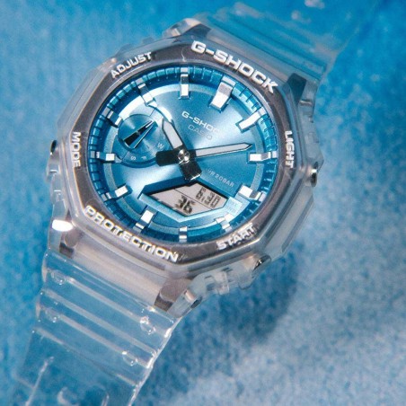 Orologio Uomo Casio G-Shock BRIGHT METALLIC - LIGHT BLUE (Ø 44,5 mm)