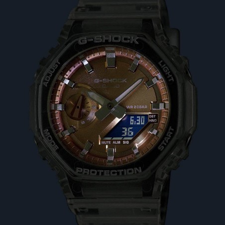 Orologio Uomo Casio G-Shock BRIGHT METALLIC - LIGHT BLUE (Ø 44,5 mm)