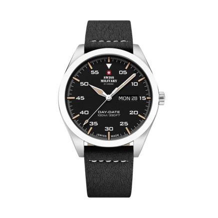 Herrenuhr Swiss Military Chrono SM34087.04 Schwarz