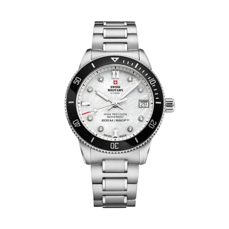 Herrenuhr Swiss Military Chrono SM34089.03 Silberfarben