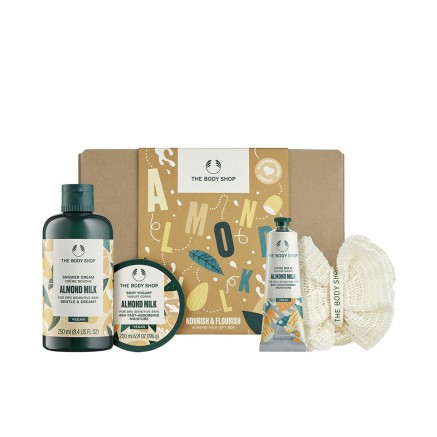 Set de Cosmética Unisex The Body Shop ALMOND MILK 4 Piezas