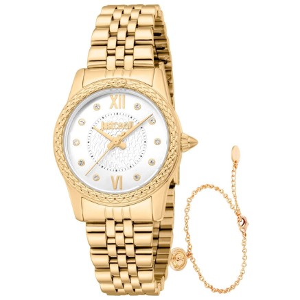 Reloj Mujer Just Cavalli ANIMALIER SPECIAL PACK + BRACELET Dorado (Ø