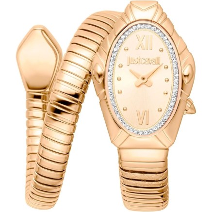 Orologio Donna Just Cavalli SNAKE Dorato (Ø 25 mm)