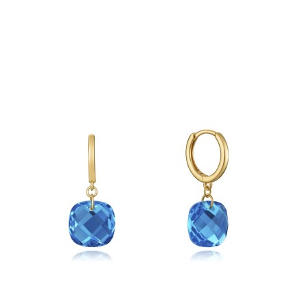Orecchini Donna Viceroy 13102E100-53 Argento puro 925 Dorato Azzurro
