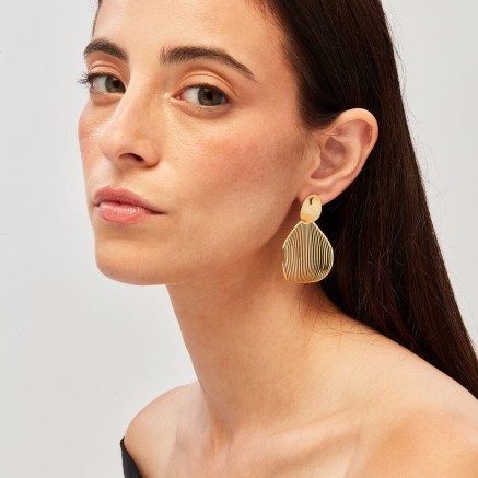 Pendientes Mujer Breil TJ3702 Plata de ley 925 Dorado 2