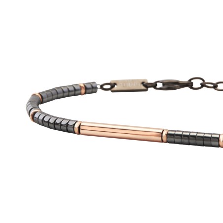 Pulsera Hombre Breil TJ3640 Plata de ley 925 Negro