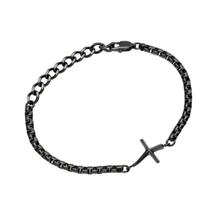 Pulsera Hombre Breil TJ3641 Plata de ley 925 Negro