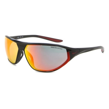 Occhiali da sole Unisex Nike AERO SWIFT BLACK RED MIRROR