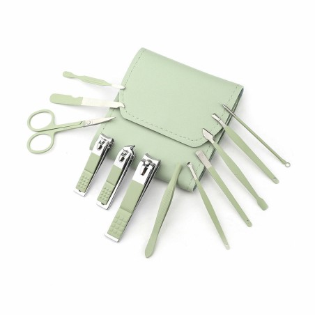 Set dei Manicure Paloma Beauties HIGIENE Y BIENESTAR Verde 12 Pezzi