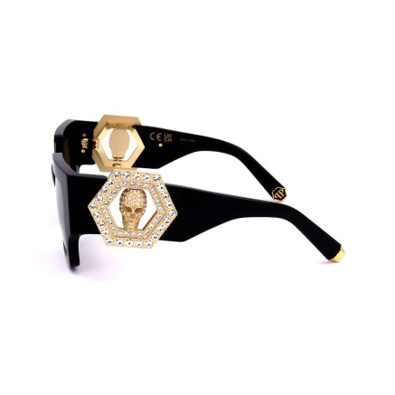 Lunettes de soleil Femme PHILIPP PLEIN SPP103S SHINY GREY GOLD 2