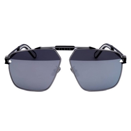 Gafas de Sol Hombre PHILIPP PLEIN SPP049M SHINY PALLADIUM SEMI MATTE B 2