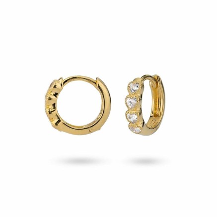 Ladies' Earrings 24KAE 42460Y Golden 2