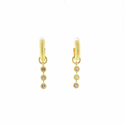 Damenohrringe 24KAE 42444Y Metall Gold 2