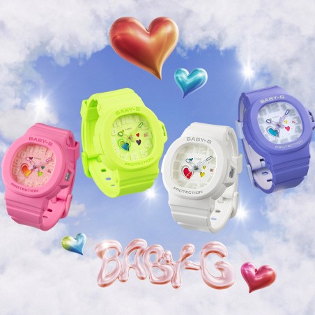 Orologio Donna Casio G-Shock PLAYFUL HEART SERIES - YELLOW