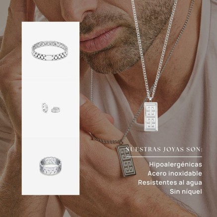 Collana Uomo Radiant RH000266 Argentato 2