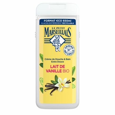 Gel de Ducha Le Petit Marseillais leche de vainilla 650 ml