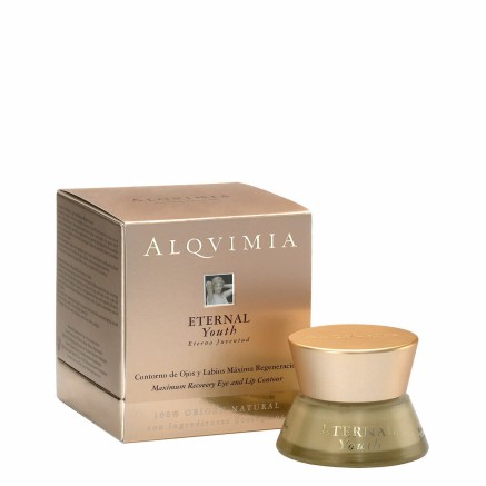 Crème anti-âge contour des yeux et des lèvres Alqvimia ETERNAL YOUT