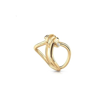 Ladies' Ring Guess UBR29004-52 Golden 12