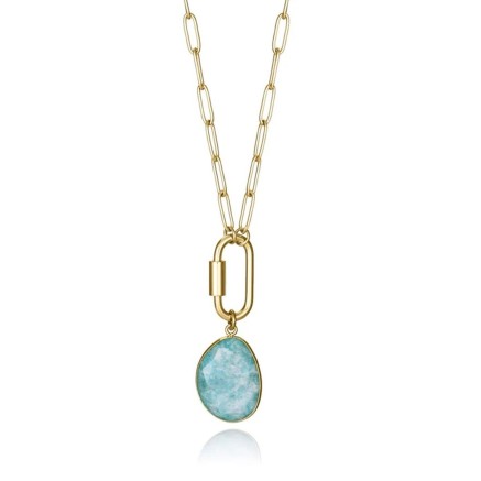 Ladies' Necklace Viceroy 14194C01012 Golden Blue