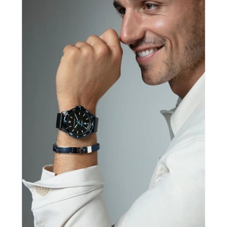 Bracciale Uomo Viceroy 15170P01013 Argento puro 925 Azzurro