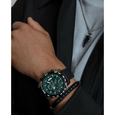 Ciondolo Uomo Viceroy 14222C01000 Nero Argentato 2