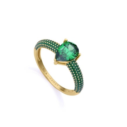 Anello Donna Viceroy 15122A018-32 Dorato Verde 18
