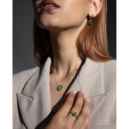 Anello Donna Viceroy 15122A018-32 Dorato Verde 18