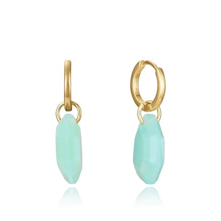 Ladies' Earrings Viceroy 13229E100-52 Golden Green