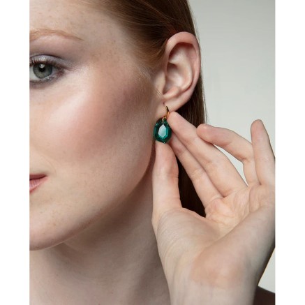 Ladies' Earrings Viceroy 13229E100-52 Golden Green 2