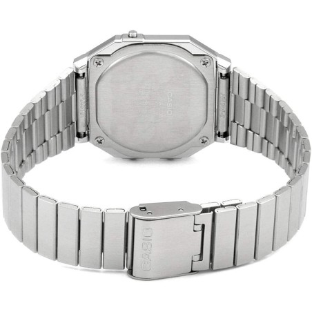 Unisex-Uhr Casio VINTAGE Schwarz Silberfarben (Ø 36 mm) (Ø 35,5 mm)