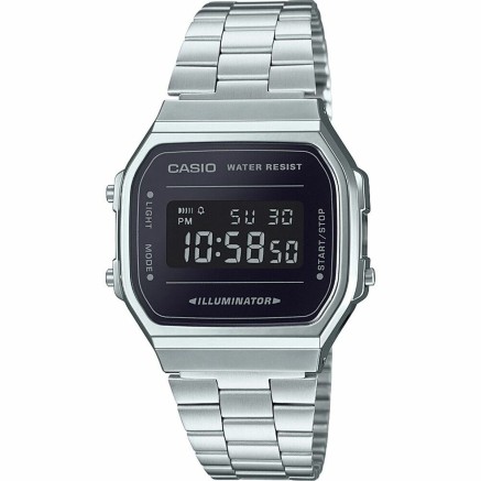 Orologio Uomo Casio Nero Argentato (Ø 36 mm)
