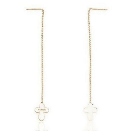 Pendientes Mujer Amen CROCE ROSE GOLD Plata de ley 925
