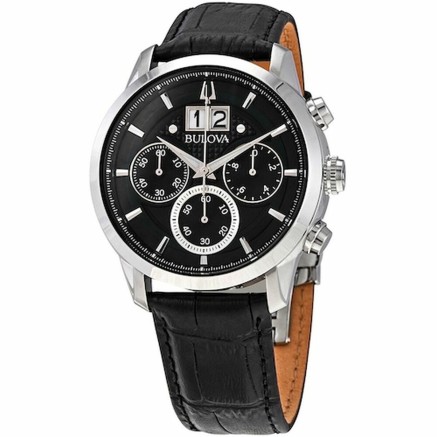 Orologio Uomo Bulova 96B310 Nero