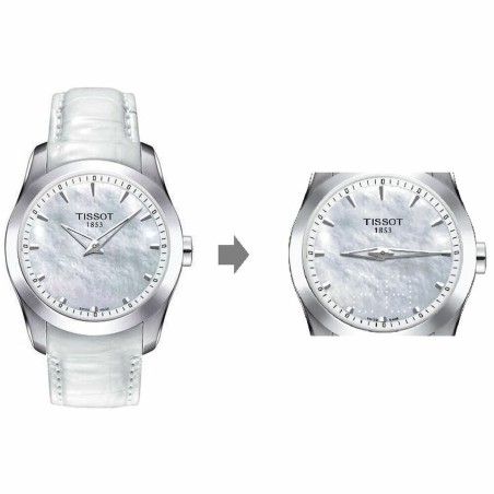 Horloge Dames Tissot COUTURIER SECRET DATE (Ø 33 mm)