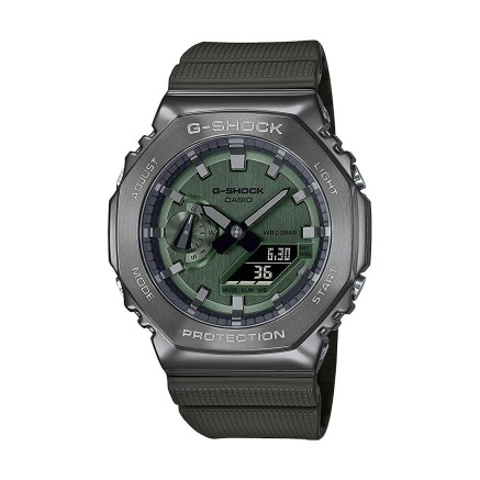 Men's Watch Casio G-Shock OAK METAL COVERED - Green (Ø 44,5 mm) (Ø 4