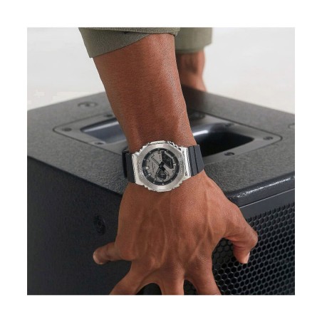 Horloge Heren Casio OAK METAL COVERED - STEEL (Ø 44,5 mm) (Ø 45 mm)