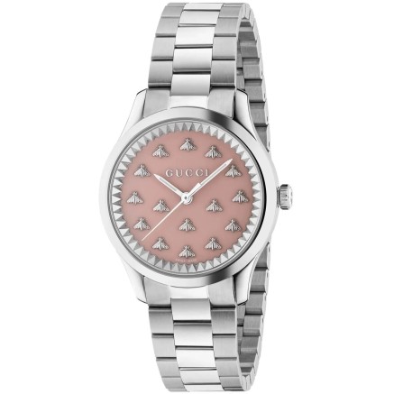 Damenuhr Gucci G-TIMELESS MULTIBEE Silberfarben