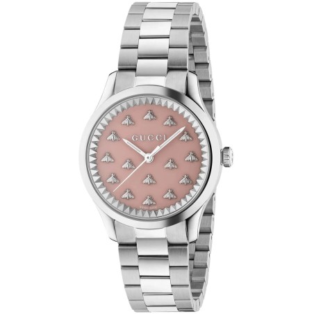 Damenuhr Gucci G-TIMELESS MULTIBEE Silberfarben