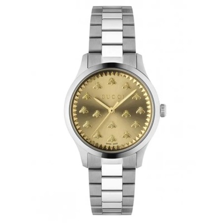 Damenuhr Gucci G-TIMELESS MULTIBEE Silberfarben