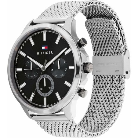 Reloj Hombre Tommy Hilfiger 1710498 Negro Plateado (Ø 44 mm)