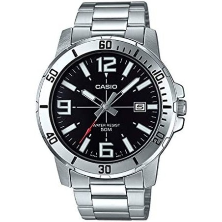 Horloge Heren Casio COLLECTION Zwart Zilverkleurig (Ø 45 mm)