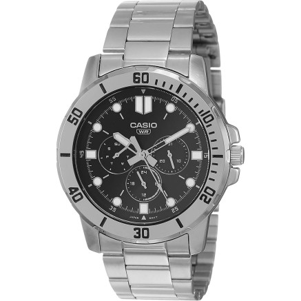 Orologio Uomo Casio COLLECTION Nero Argentato (Ø 45 mm)