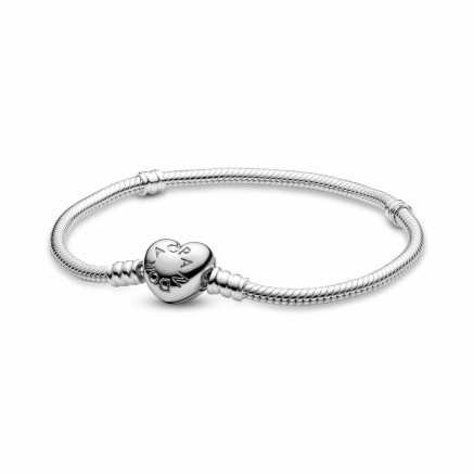 Armband Dames Pandora HEART CLASP SNAKE CHAIN BRACELET