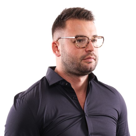Montura de Gafas Unisex Lozza VL4146 523AMY 2