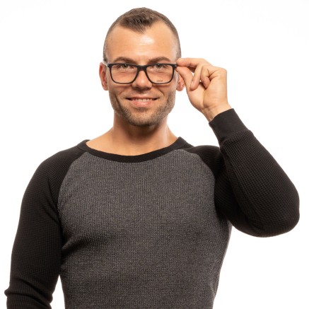 Men' Spectacle frame Lozza VL4137 54BLKM 2