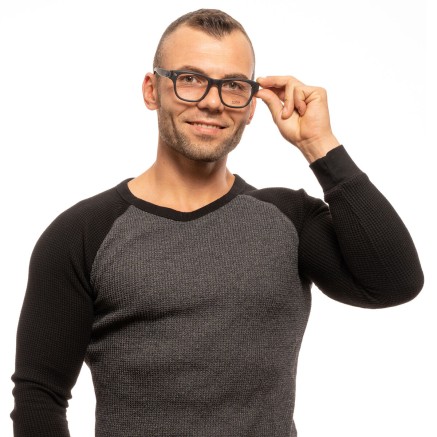 Montura de Gafas Unisex Lozza VL4105 50BLKM 2
