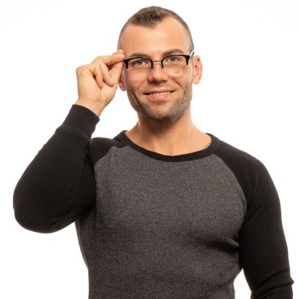 Unisex' Spectacle frame Lozza VL4145 480BLK 2
