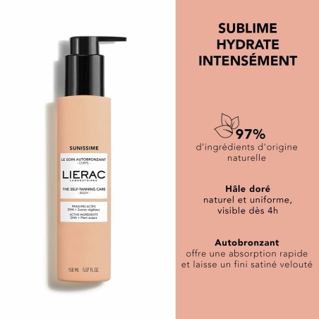 Autoabbronzante per il Corpo Lierac SUNISSIME 150 ml