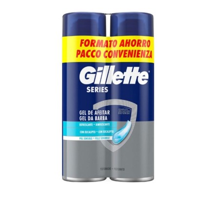 Gel de Afeitar Gillette SERIES 200 ml 2 Unidades 2