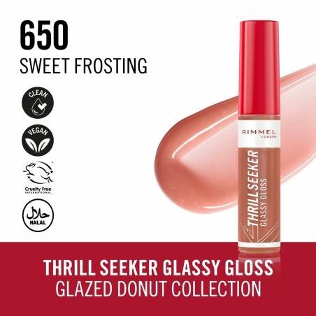 Brillant à lèvres Rimmel London THRILL SEEKER Nº 650-Sweet Frosting